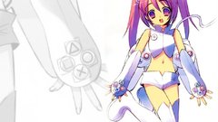 Anime girls woman long