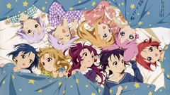 Anime girls yuru yuri Ikeda Chitose Akaza Akari Funami Yui 