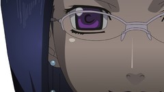 Anime glasses anime girls macross frontier purple eyes anime 