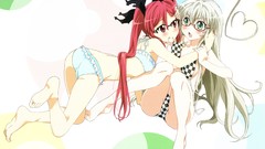 Anime glasses anime girls yuri nyaruko bikini Haiyore! 
