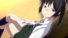 Anime glasses artist gray eyes anime girls short hair seifuku 