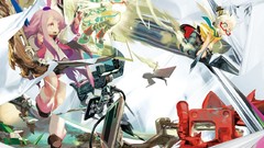 Anime glasses Computers white hair drawings pink hair anime 