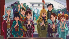 Anime glasses kimono anime girls amami haruka idolmaster 