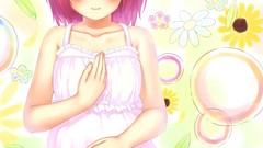 Anime glasses rings blush smiling anime girls redheads lolicon 