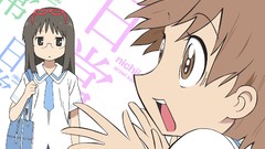 Anime glasses school uniforms Nichijou Aioi Yuuko Minakami Mai
