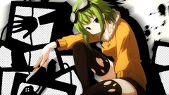 Anime glasses stockings anime girls green eyes goggles short 