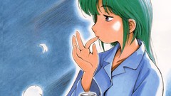 Anime green hair yokohama kaidashi kikou hatsuseno alpha 