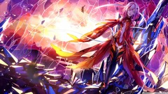 Anime guilty crown yuzuriha inori detached sleeves