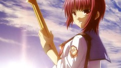 Anime guitars angel beats bass guitars Iwasawa Masami