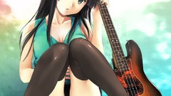 Anime guitars anime girls akiyama mio k - on bass guitars