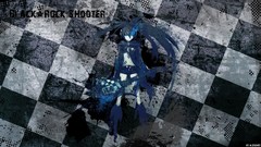 Anime guitars black rock shooter black hair