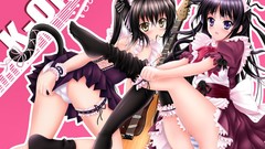 Anime guitars k - on nekomimi animal ears ecchi
