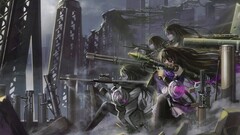 Anime gun anime girls mahou shoujo madoka magica akemi homura