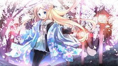 Anime Hanayamata Hannah N. Fountainstand anime girls Women Asia