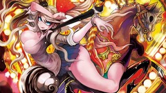 Anime handcuffs blondes anime girls blue eyes cleavage enoshima 