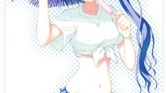 Anime hats short hair nanao naru bikini swimsuits erect nipples