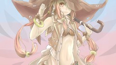 Anime hats Shorts anime girls bra