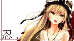 Anime hats Vampires tongue blondes anime girls goggles 