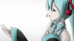 Anime hatsune miku vocaloid detached sleeves