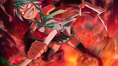 Anime hatsune miku vocaloid detached sleeves thigh highs