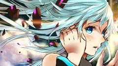 Anime hatsune miku vocaloid digital art