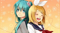 Anime hatsune miku vocaloid kagamine rin
