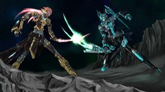 Anime hatsune miku vocaloid megurine luka MechWarrior