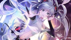 Anime hatsune miku vocaloid miku append detached sleeves 