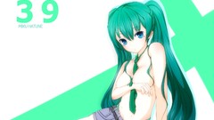 Anime hatsune miku vocaloid panties topless