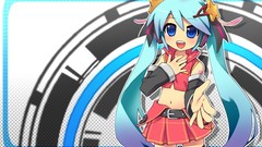 Anime hatsune miku vocaloid twintails detached sleeves