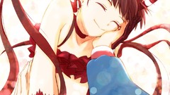 Anime horns long hair anime girls brunettes MSYU