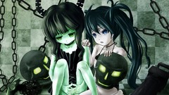 Anime horns skulls black rock shooter Dead Master