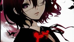 Anime horror illustrations scans eyepatch Another (anime series)