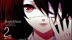 Anime horror misaki mei illustrations scans Another (anime 