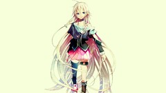 Anime IA (Vocaloid) vocaloid blue eyes blonde long hair