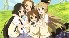 Anime ice cream anime girls school uniforms akiyama mio k - on 