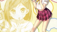 Anime ice cream school uniforms seifuku scans Kantoku (artist) 