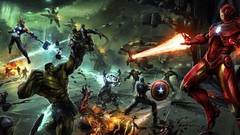 Anime Iron Man marvel thor concept art captain america The 