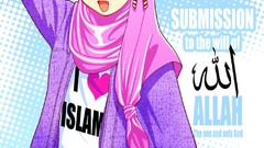 Anime Islam Arabic religion wink Muslim Allah arabic calligraphy