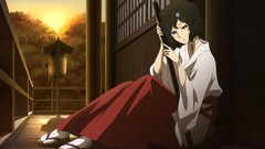 Anime Japanese Trap Swords brunettes miko steins gate anime 