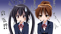 Anime k - on nakano azusa hirasawa ui