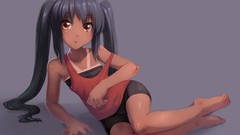Anime k - on nakano azusa tan lines