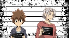 Anime katekyo hitman reborn gokudera hayato crime Sawada 