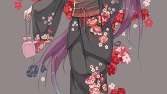 Anime kimono bakemonogatari senjougahara hitagi 