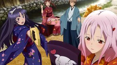 Anime kimono blush anime girls guilty crown yuzuriha inori 