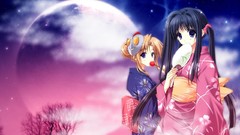 Anime kimono Japanese clothes
