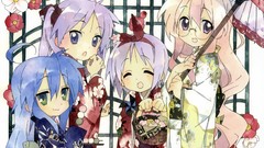 Anime kimono lucky star hiiragi kagami izumi konata hiiragi 