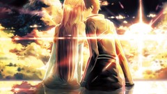 Anime kirigaya kazuto sword art online yuuki asuna