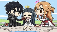 Anime kirigaya kazuto sword art online yuuki asuna Yui-MHCP001