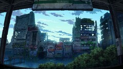 Anime landscape apocalyptic